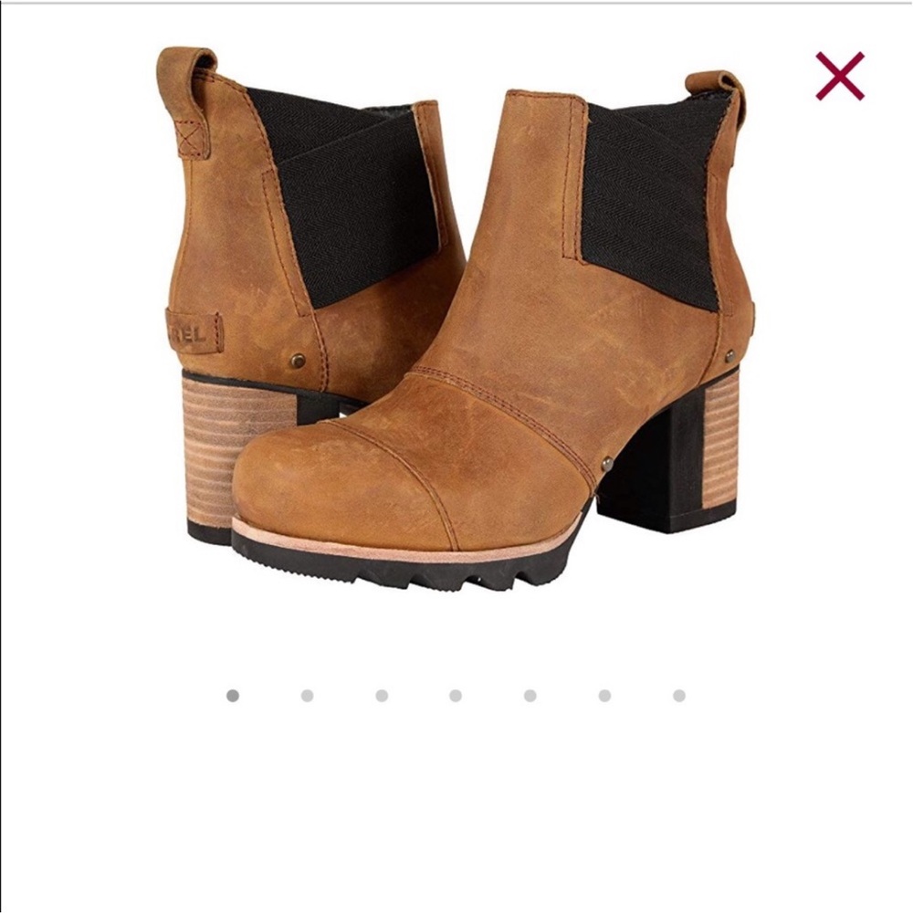 Sorel Addington Chelsea Booties in Autumn Bronze‎ 8.5